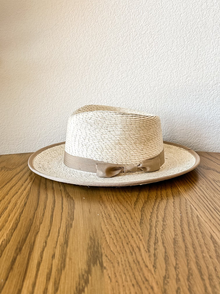 Palm Leaf Rancher - Taupe Band