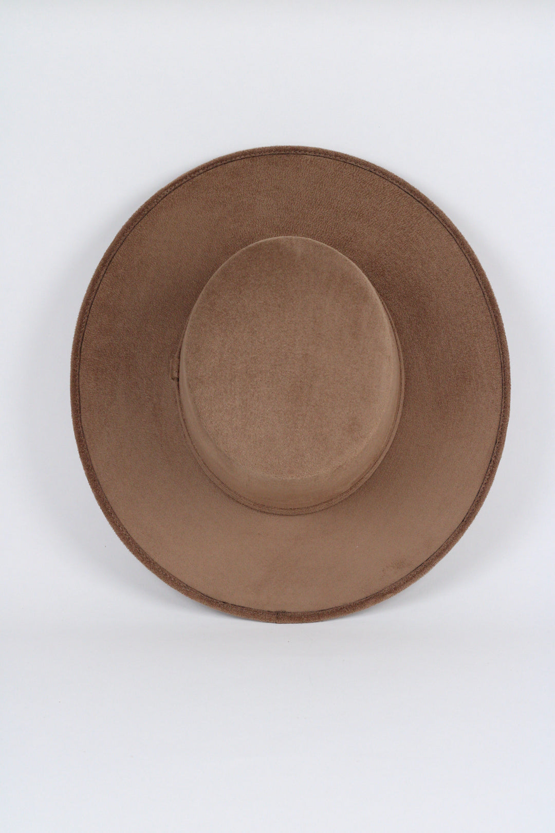 Vegan Suede Flat Top Hat-  Dusty Roads