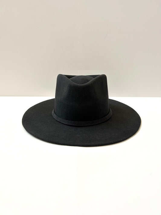 PREORDER Emery Merino Wool Teardrop Rancher Hat - Charcoal Grey