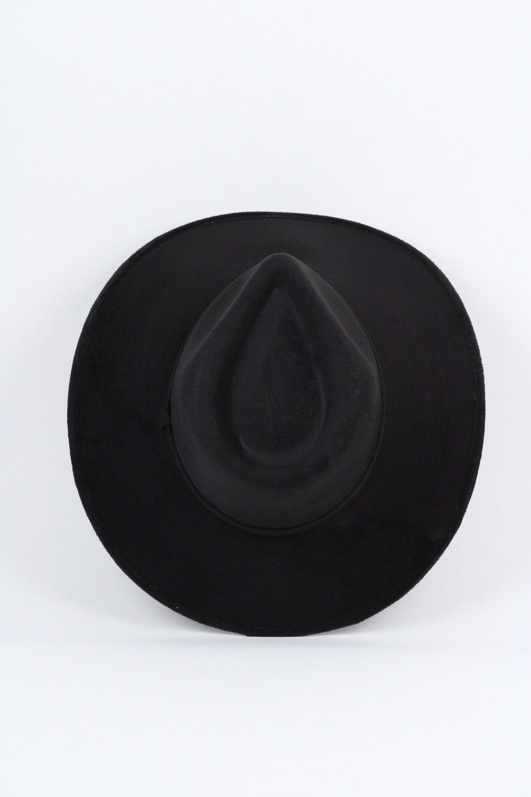 Amarillo Vegan Suede Cowboy Rancher Hat- Black