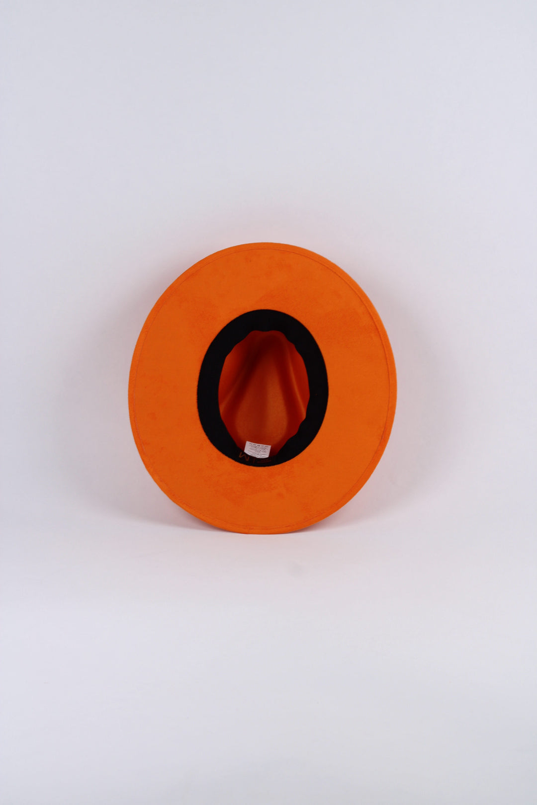 Vegan Suede Rancher Hat - Bright Orange