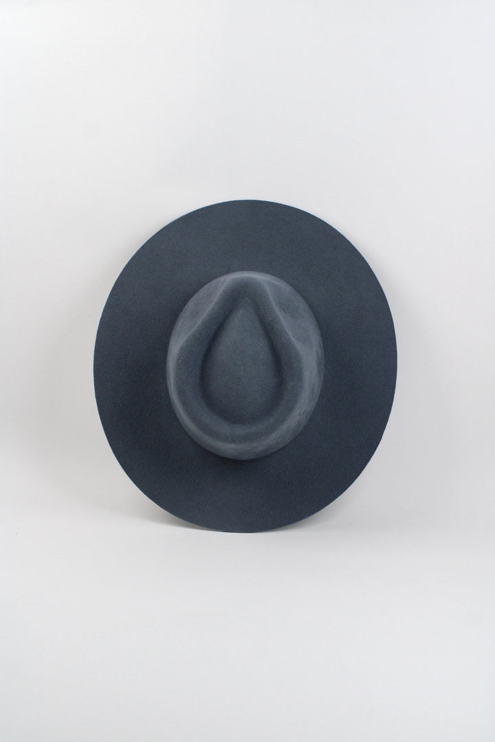 The Paige Rancher - Wool Felt - Stone Blue