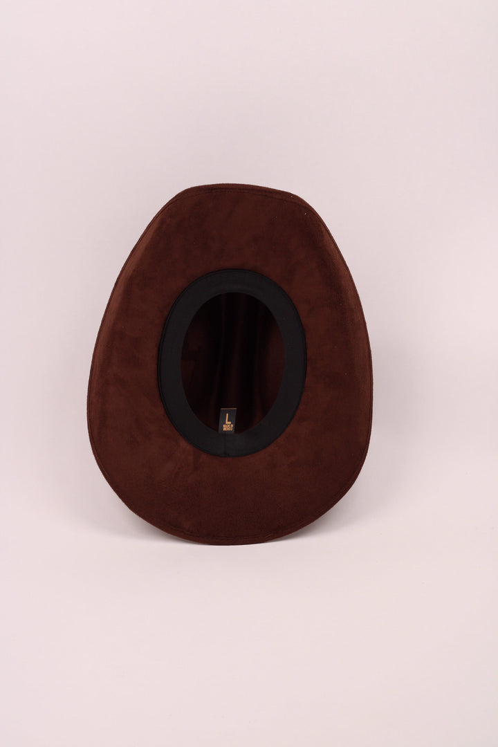Texana Vegan Suede Cowboy Hat Classic - Chocolate