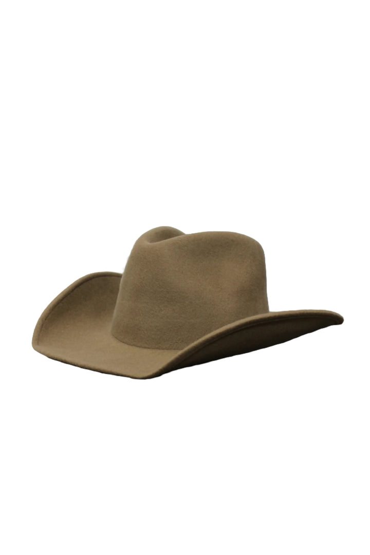 The Laredo Western Wool Felt Hat - Khaki