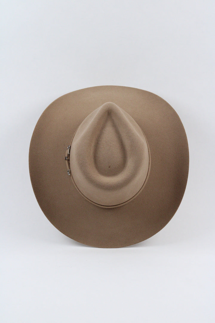 Lainey Merino Wool Western Hat - Camel