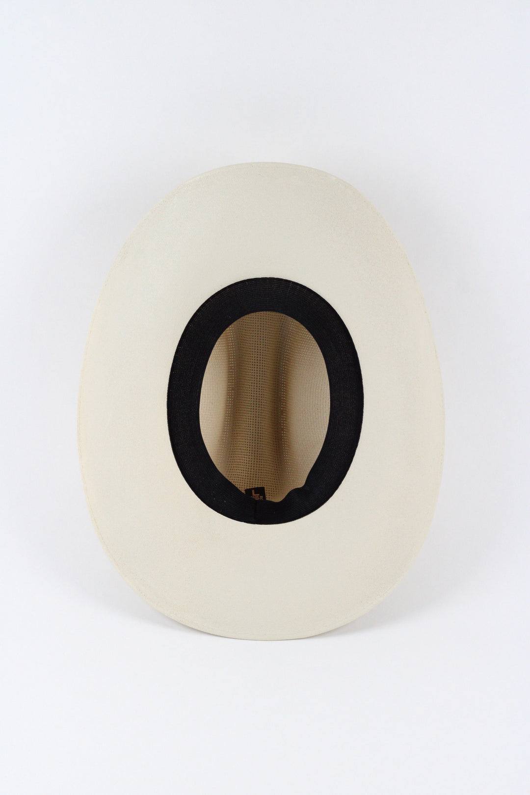 Luckenbach Cattlemen Mesh Top Structured Cowboy Hat - Ivory