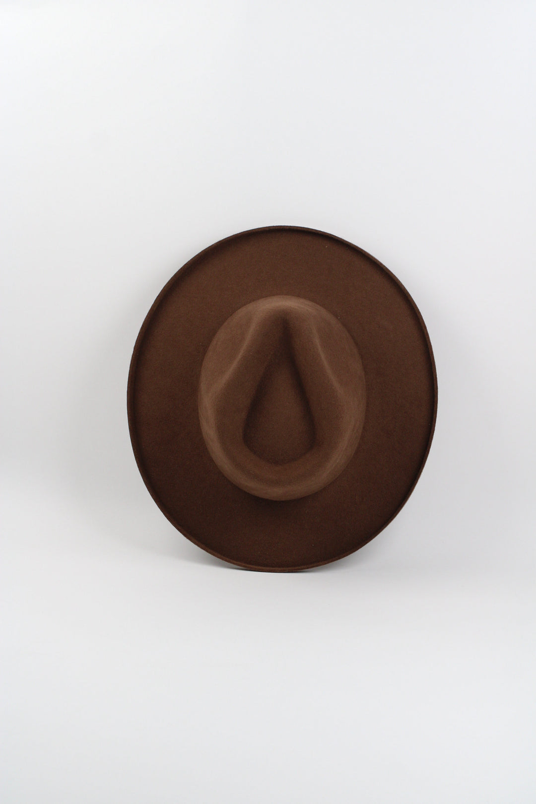 The Tucson Pencil Brim Rancher - Wool Felt - Caramel