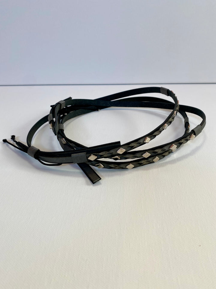 Custom Hat Bands - Silver diamond