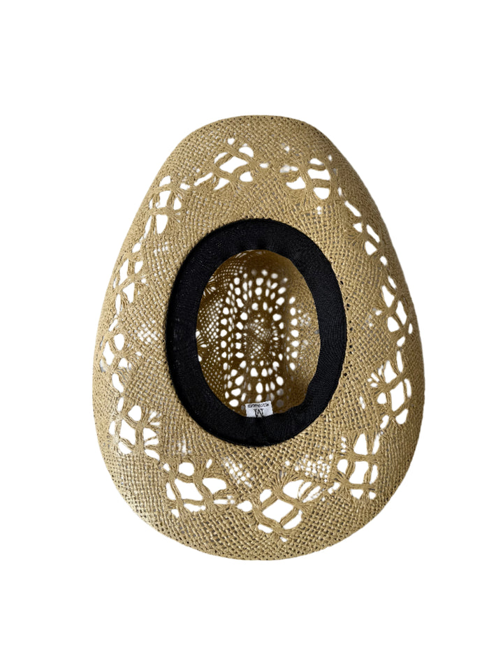 The Santa Ana Raffia Cowboy Hat - Tan