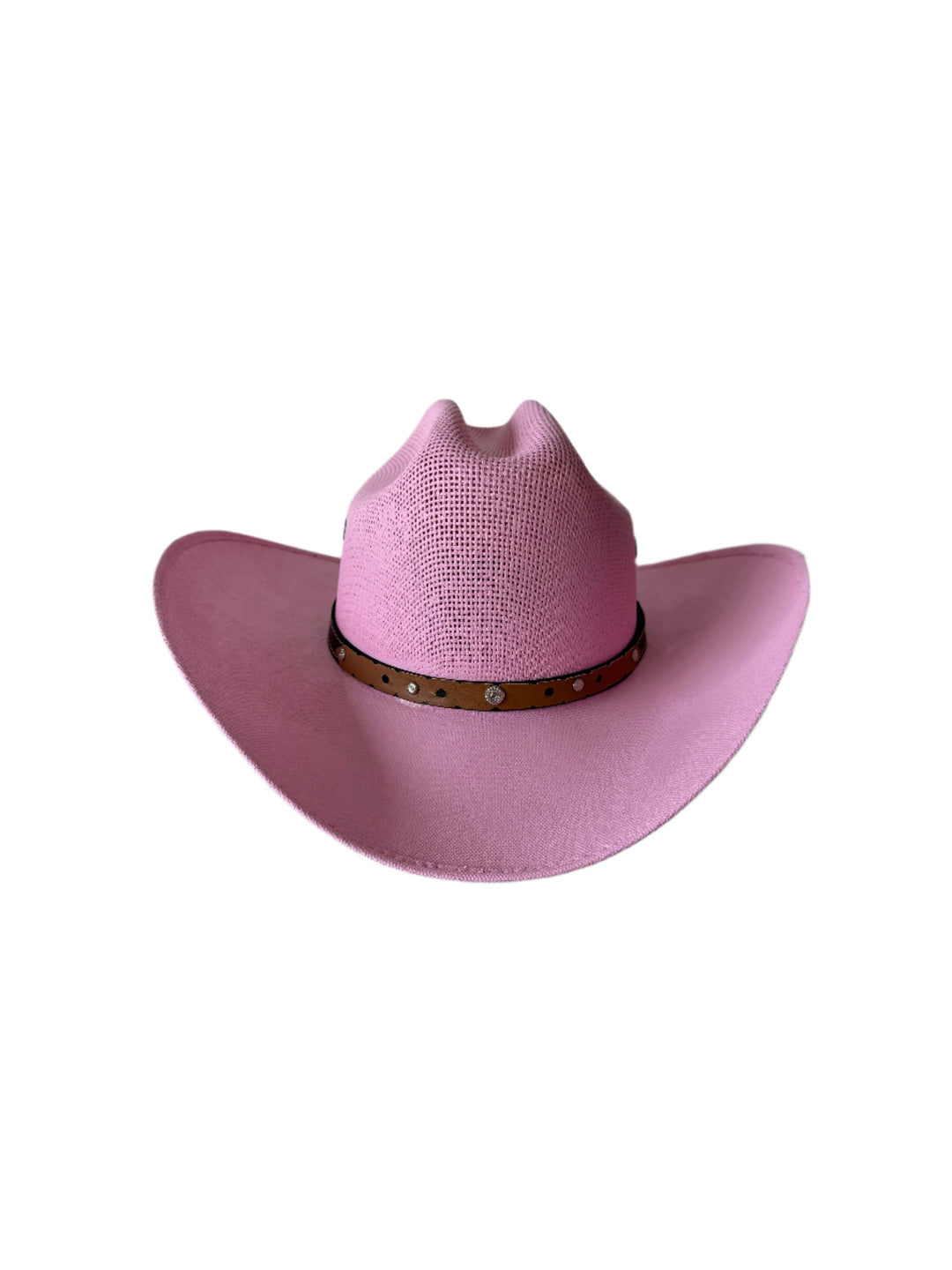 Luckenbach Mesh Top Structured Cowboy Hat - Pink