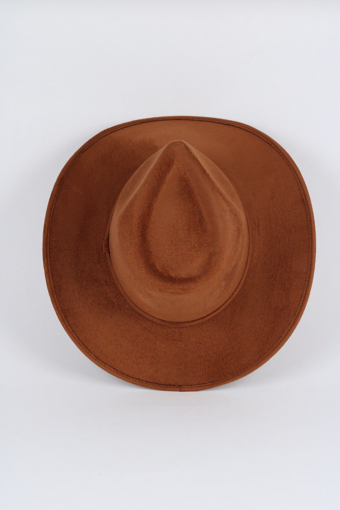 Amarillo Vegan Suede Cowboy Rancher Hat- Caramel