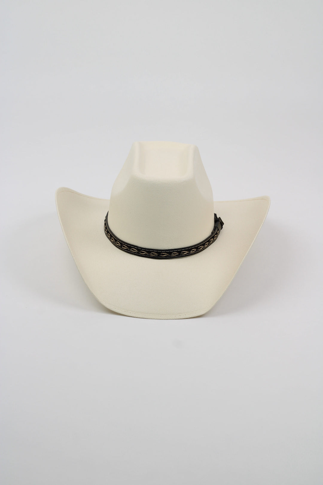 El Paso Brick Top Structured Cowboy Hat - Ivory