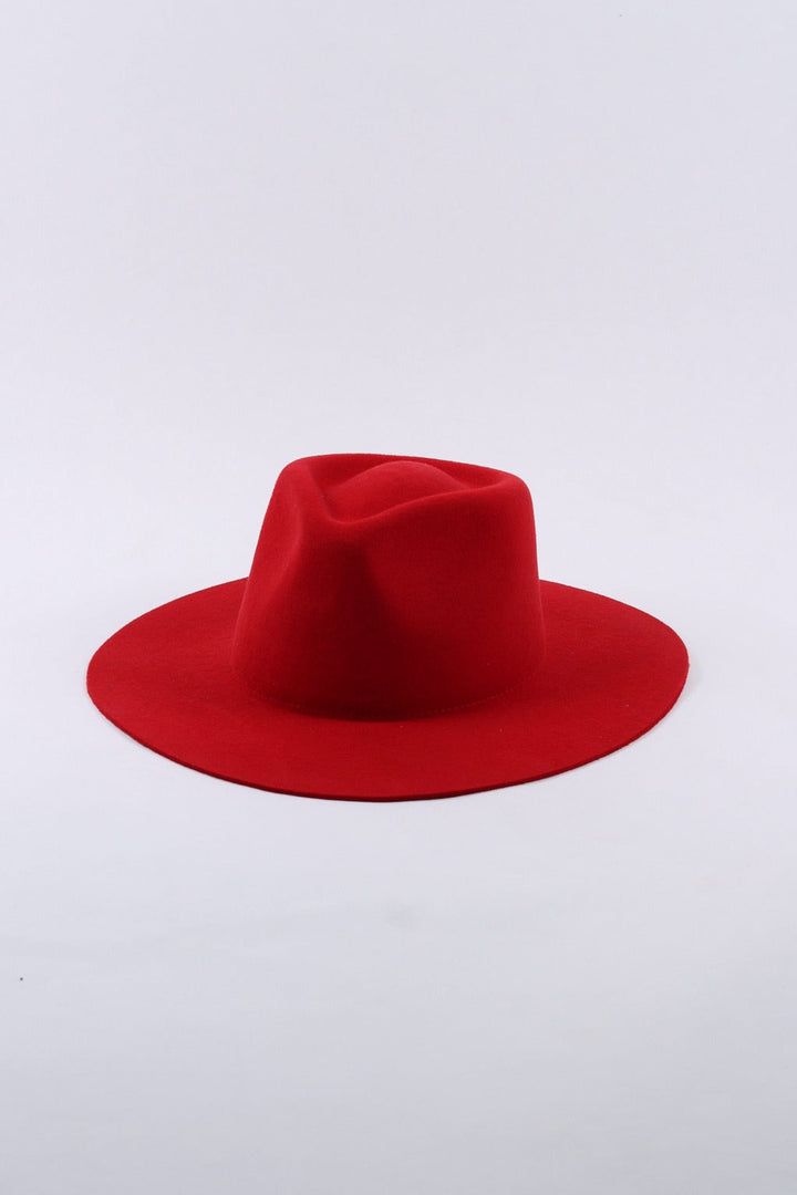 The Paige Rancher - Wool Felt - Red (Clearance Final Sale)