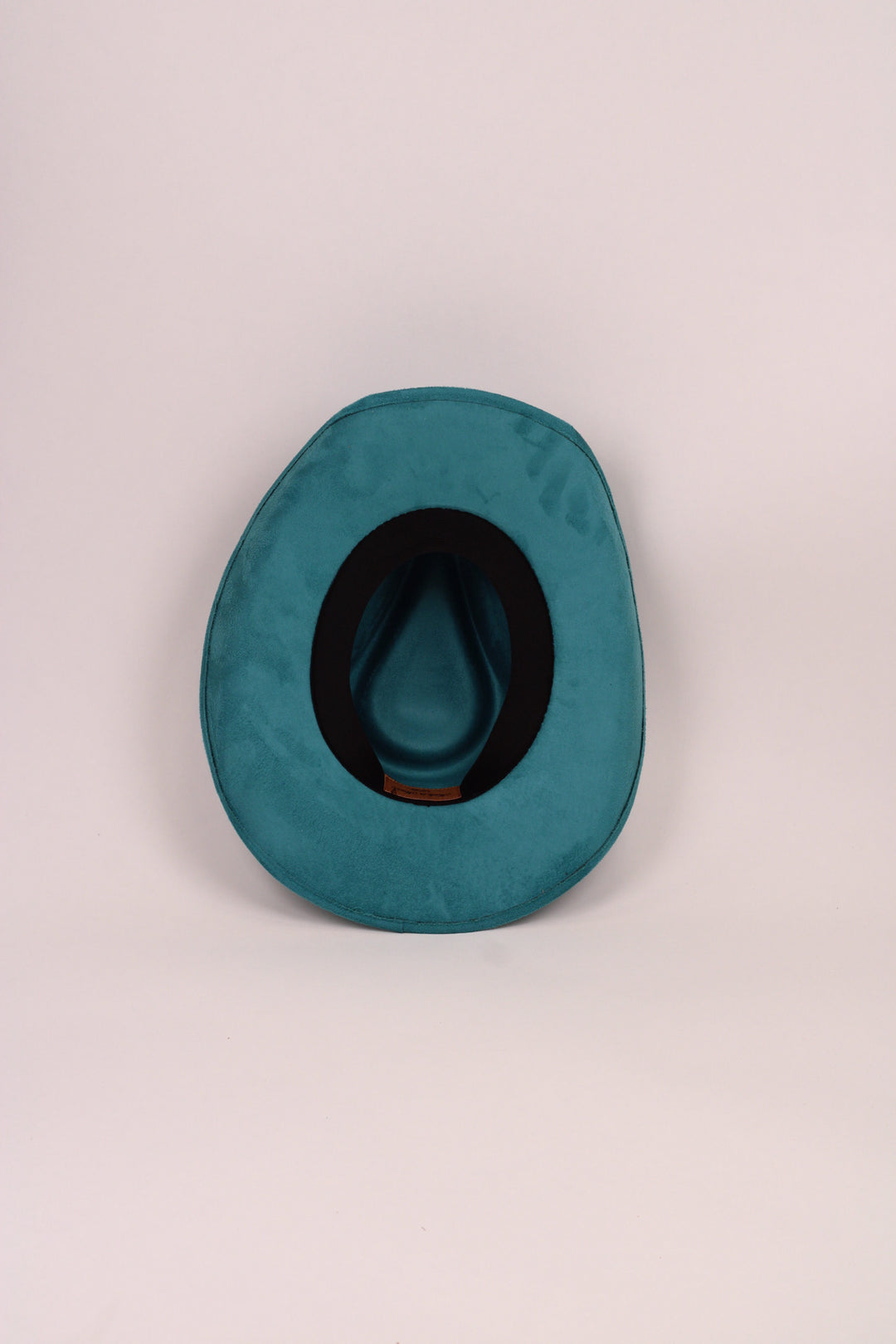Santa Fe Vegan Suede Cowboy Rancher Hat- turquoise