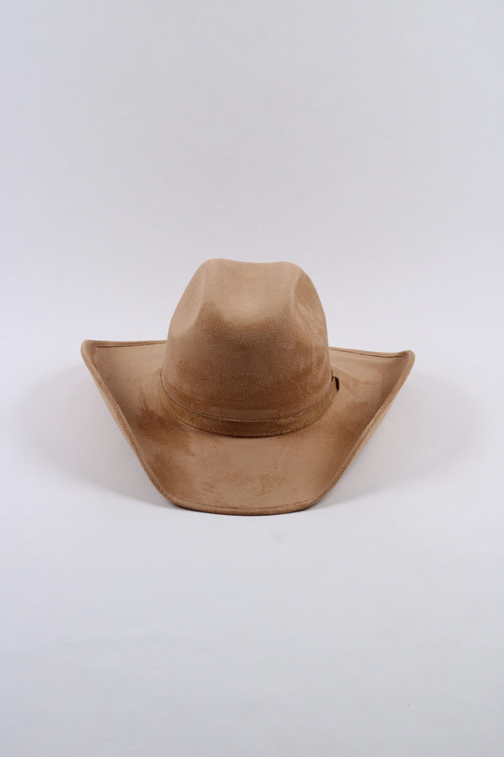 Austin Vegan Suede Cowboy Hat Classic - Cappuccino