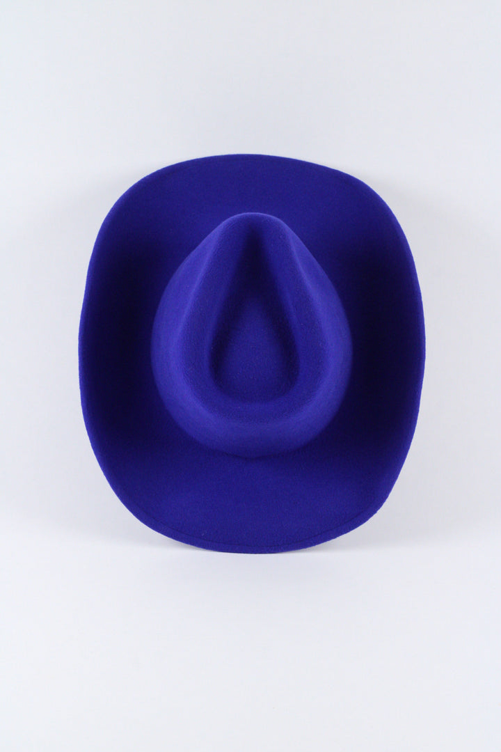Laredo Western Wool Felt Hat - Royal Blue (Clearance Final Sale)
