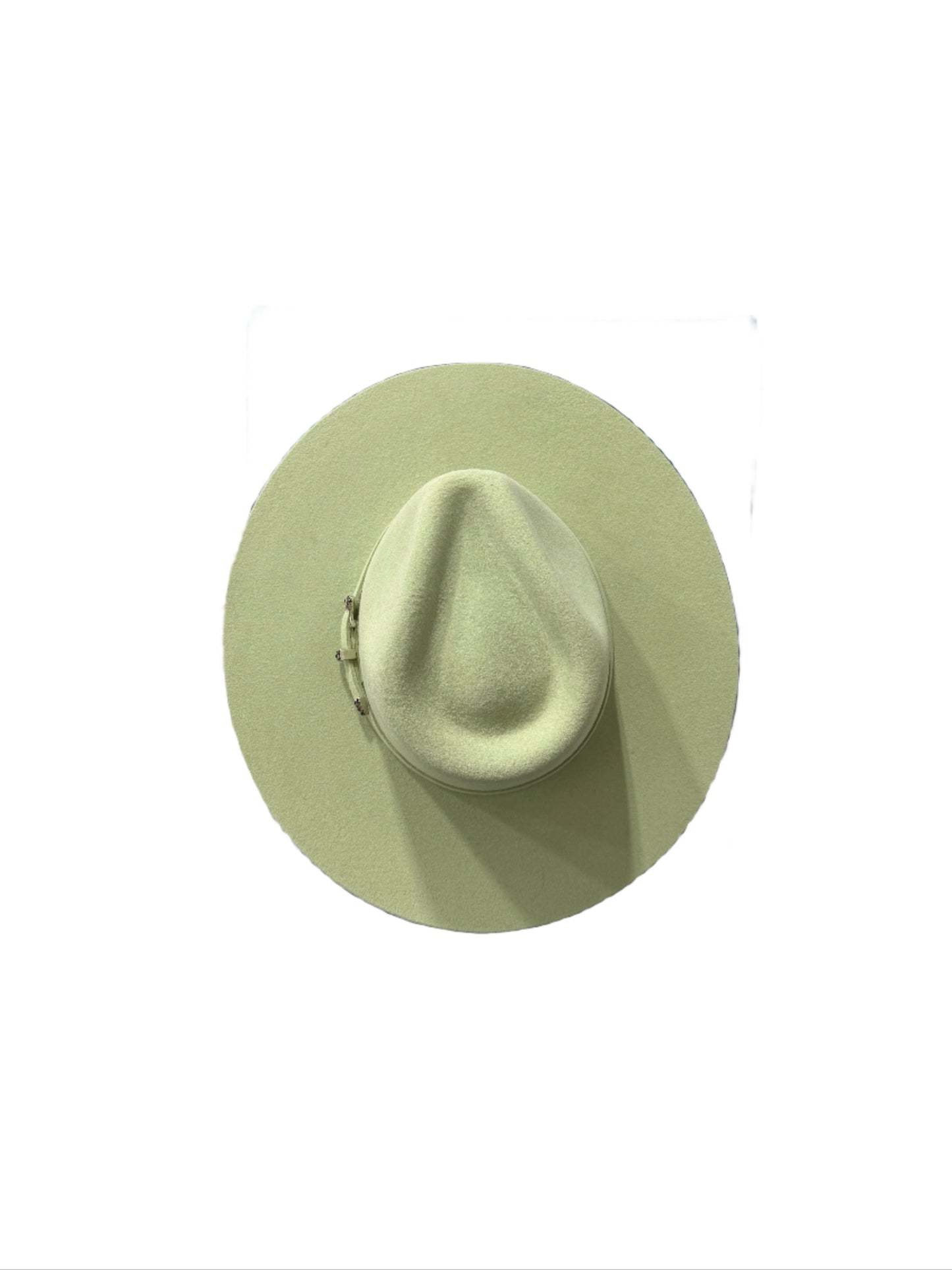 Emery Merino Wool Teardrop Rancher Hat - Mint