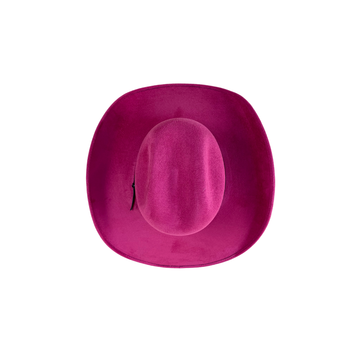 Austin Vegan Suede Cowboy Hat- Magenta