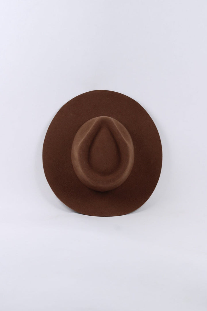 The Paige Rancher - Wool Felt - Caramel Brown (Clearance Final Sale)