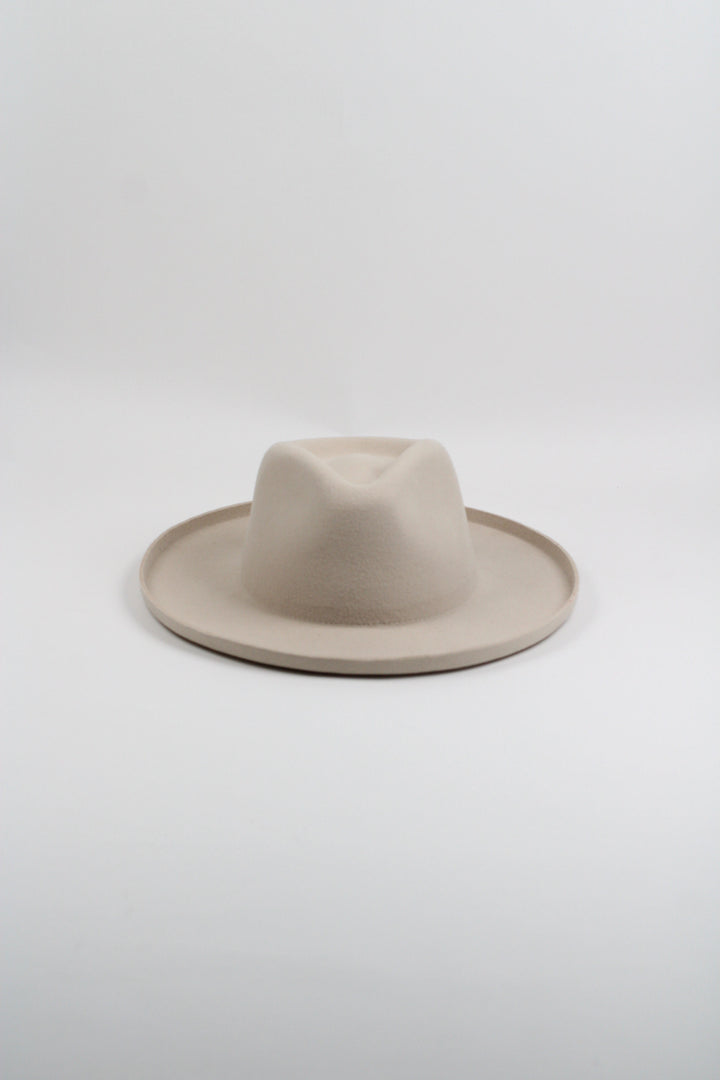 The Tucson Pencil Brim Rancher - Wool Felt - Ivory