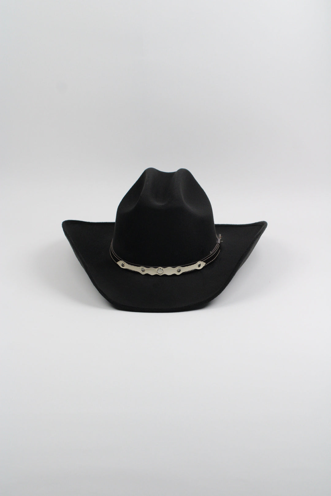 Texana Vegan Suede Cowboy Hat - Black