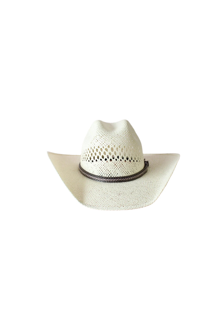 El Dorado Raffia Cowboy Hat - Ivory