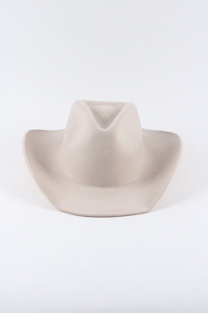 Laredo Western Wool Felt Hat - Ivory (Clearance Final Sale)