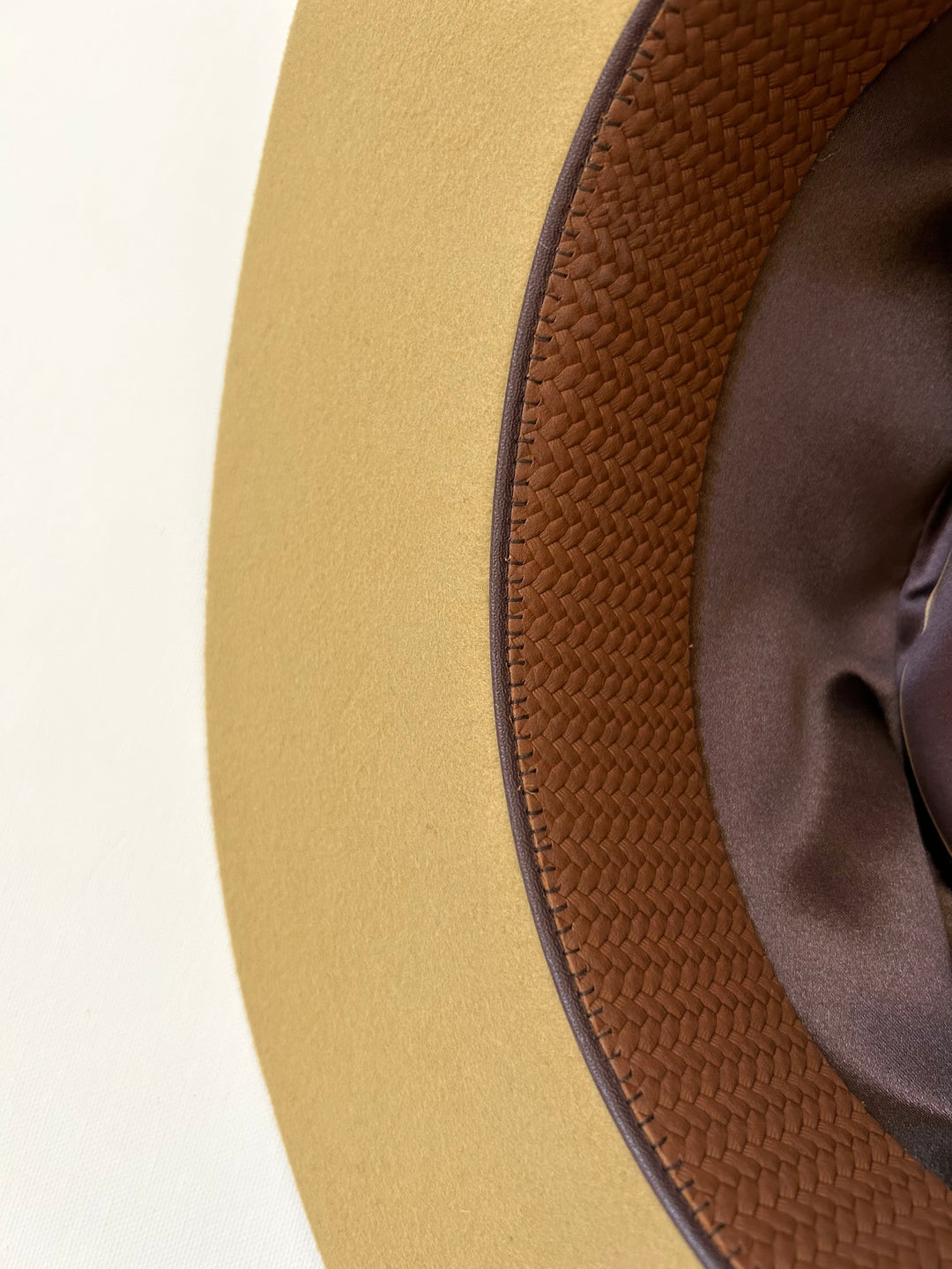 Emery Merino Wool Teardrop Rancher Hat - Camel