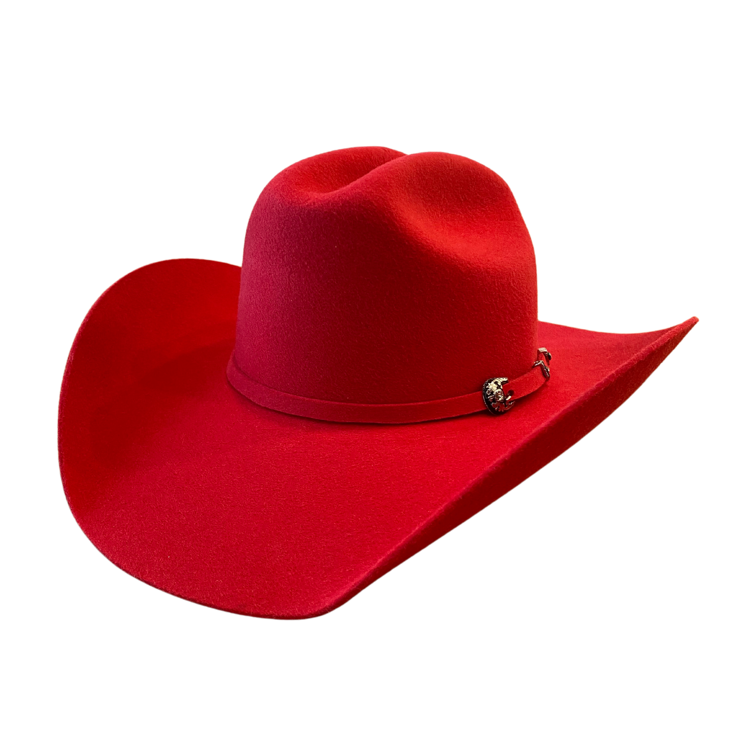 Wren Merino Wool Western Hat - Red