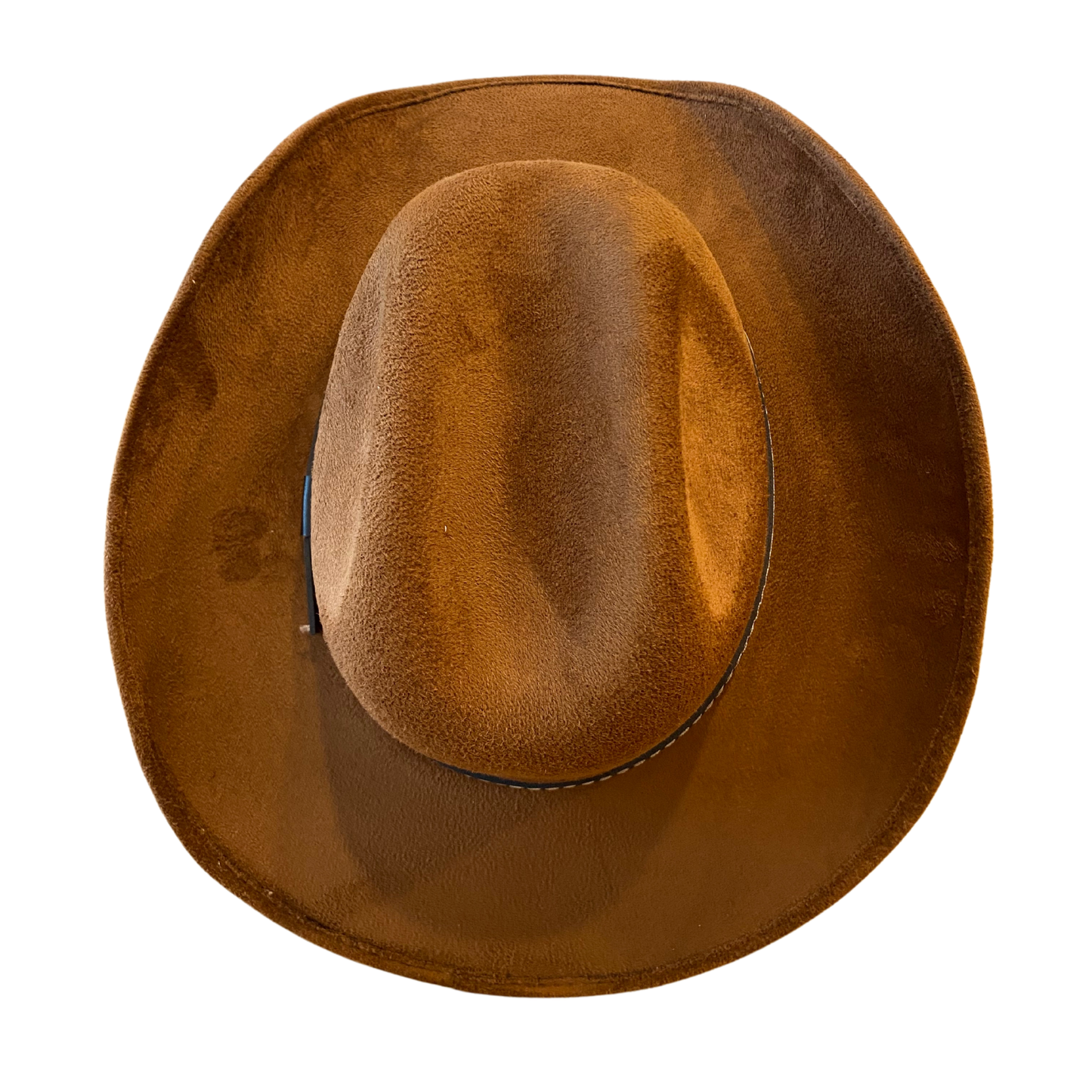 Kids Vegan Suede Austin Hat - Caramel