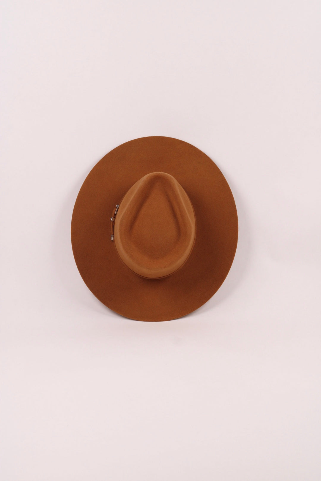 Emery Merino Wool Teardrop Rancher Hat - Caramel