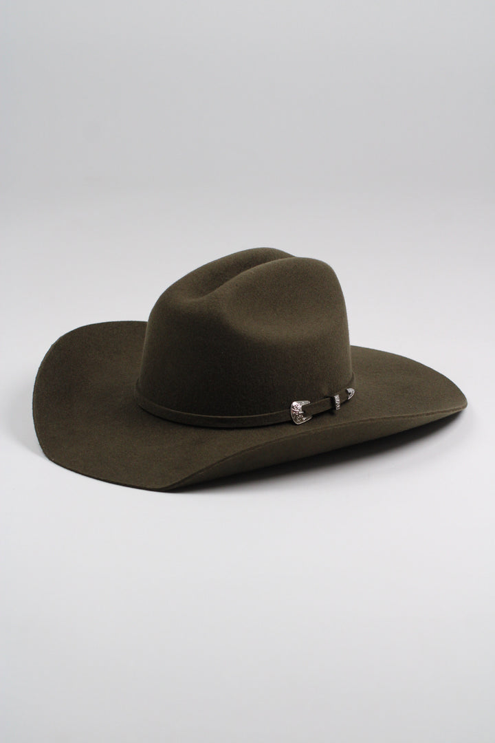 Risen West Mustang Cowboy Hat - Dark Olive