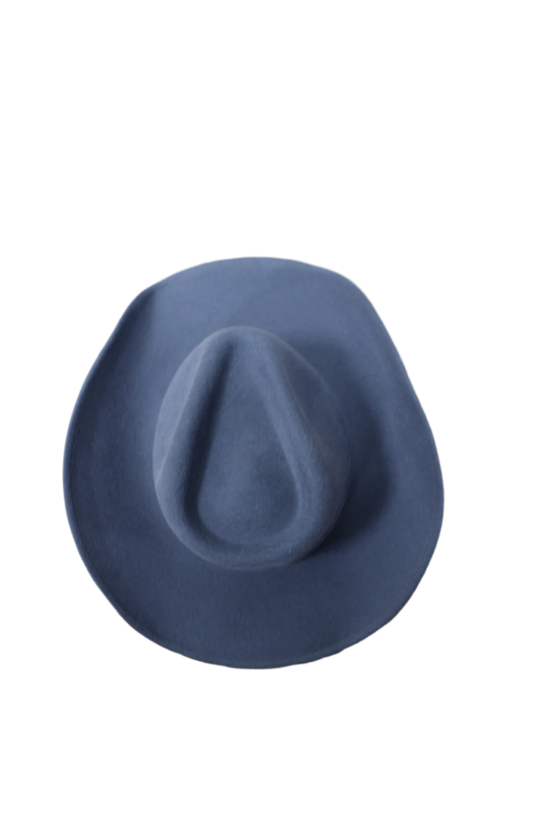 The Laredo Western Wool Felt Hat - Stone Blue