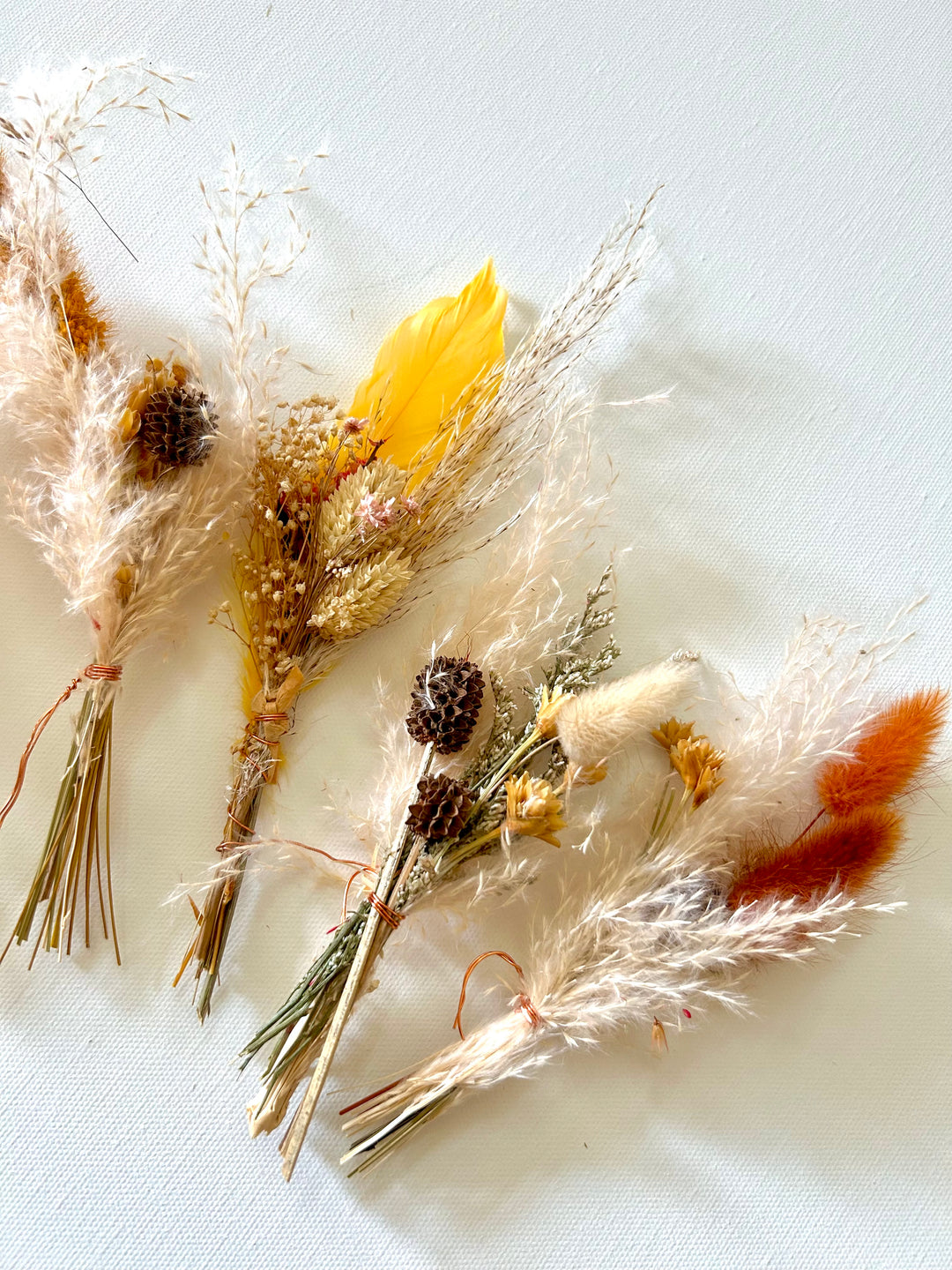 Boho Dried Flower Mini Bouquet Bundle