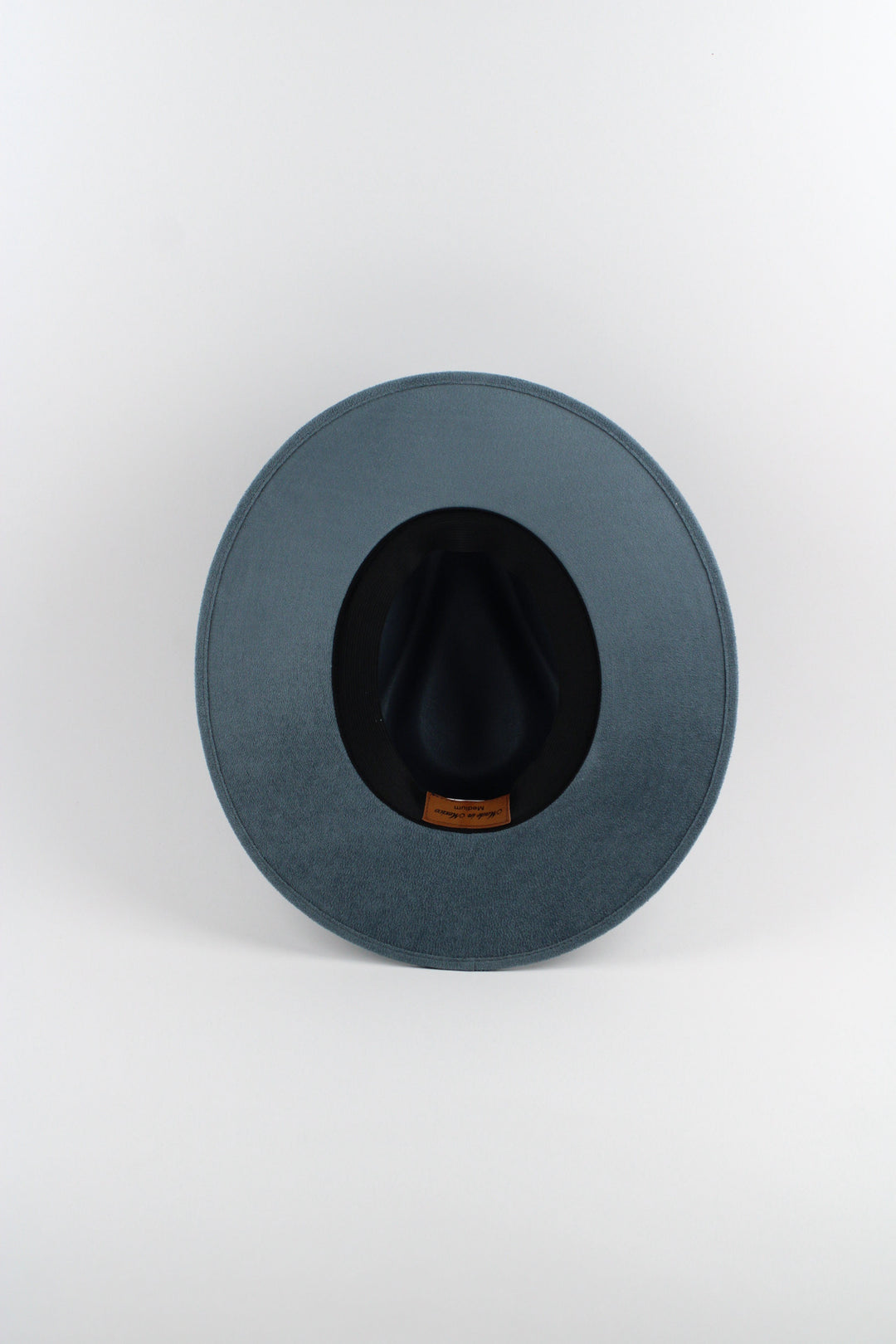 Vegan Suede Rancher Hat - Peacock Blue