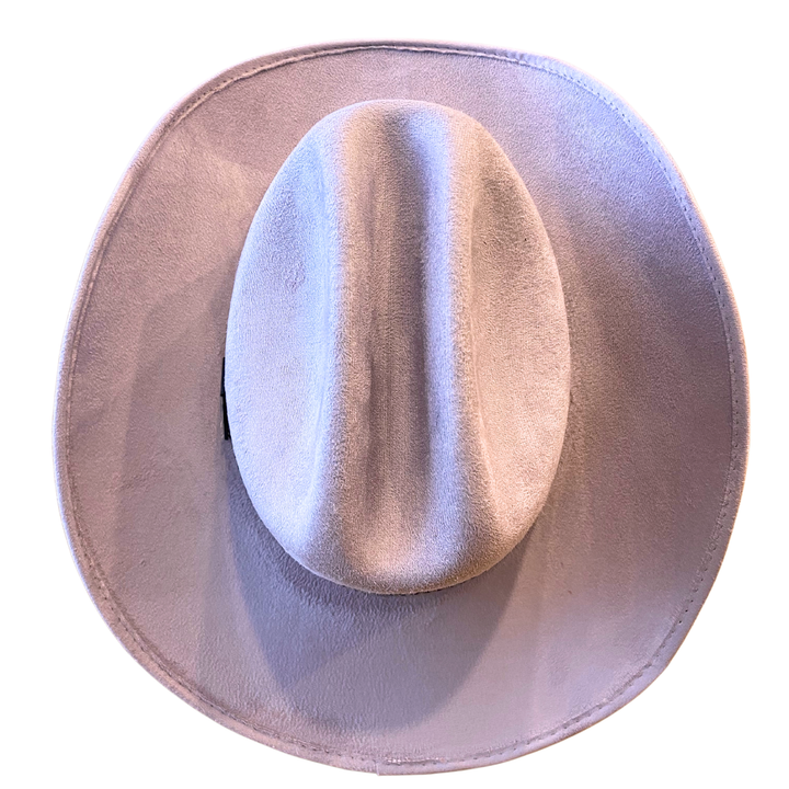 Texana Vegan Suede Cowboy Hat - Lavender