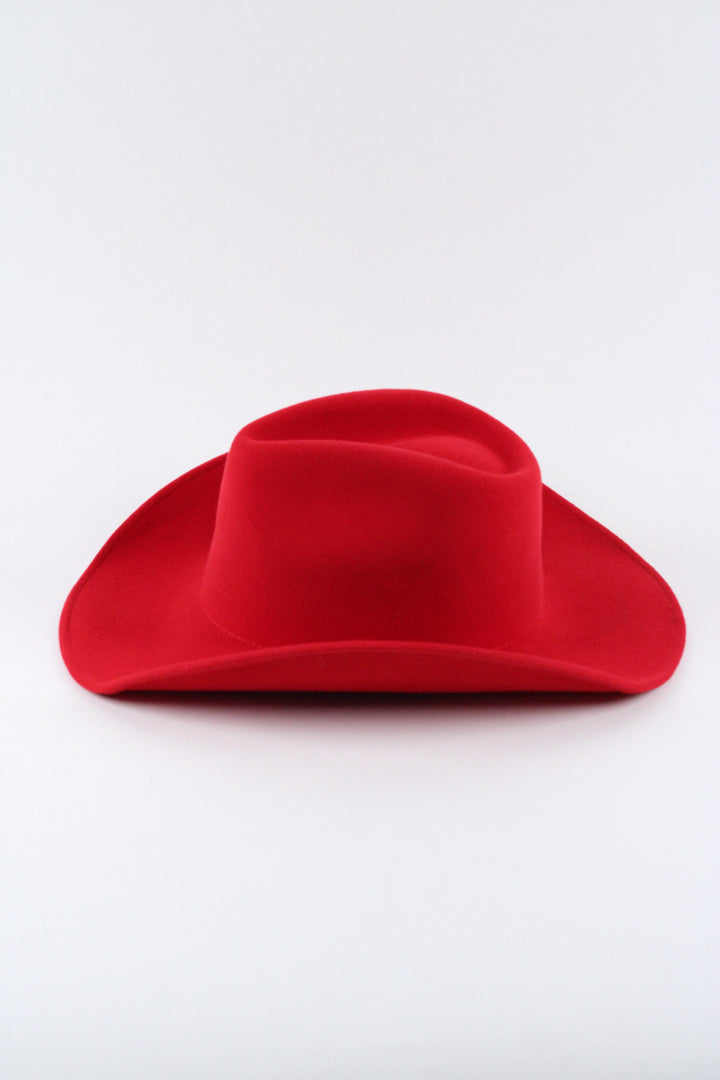 Laredo Western Wool Felt Hat - Red (Clearance Final Sale)