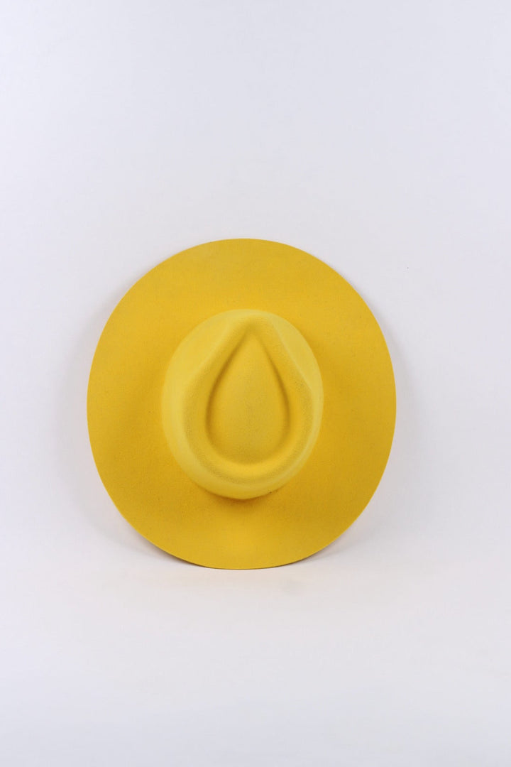 The Paige Rancher - Wool Felt - Yellow (Clearance Final Sale)
