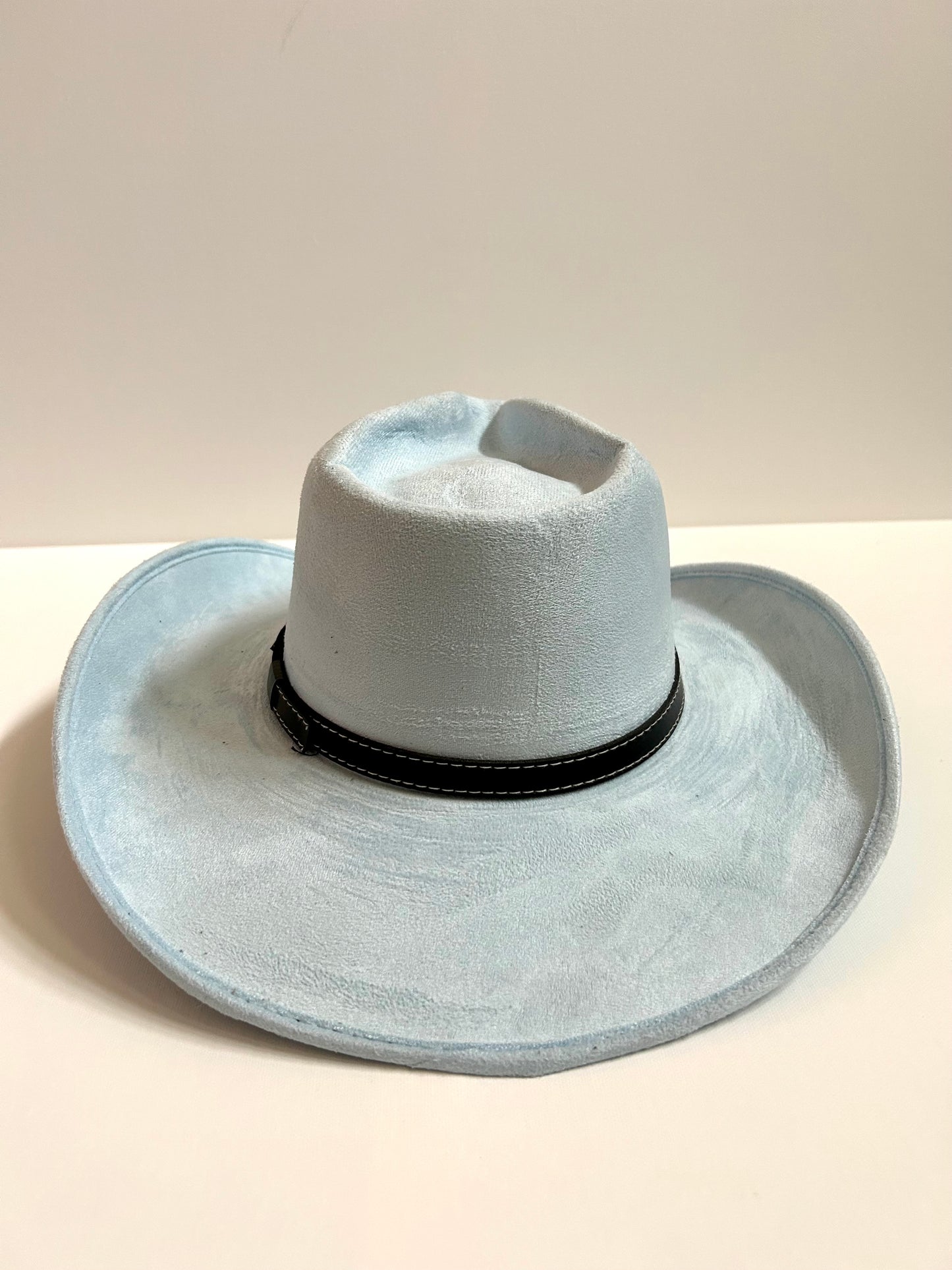 Imperfect Vegan Suede Hat - Santa Fe - Sky Blue