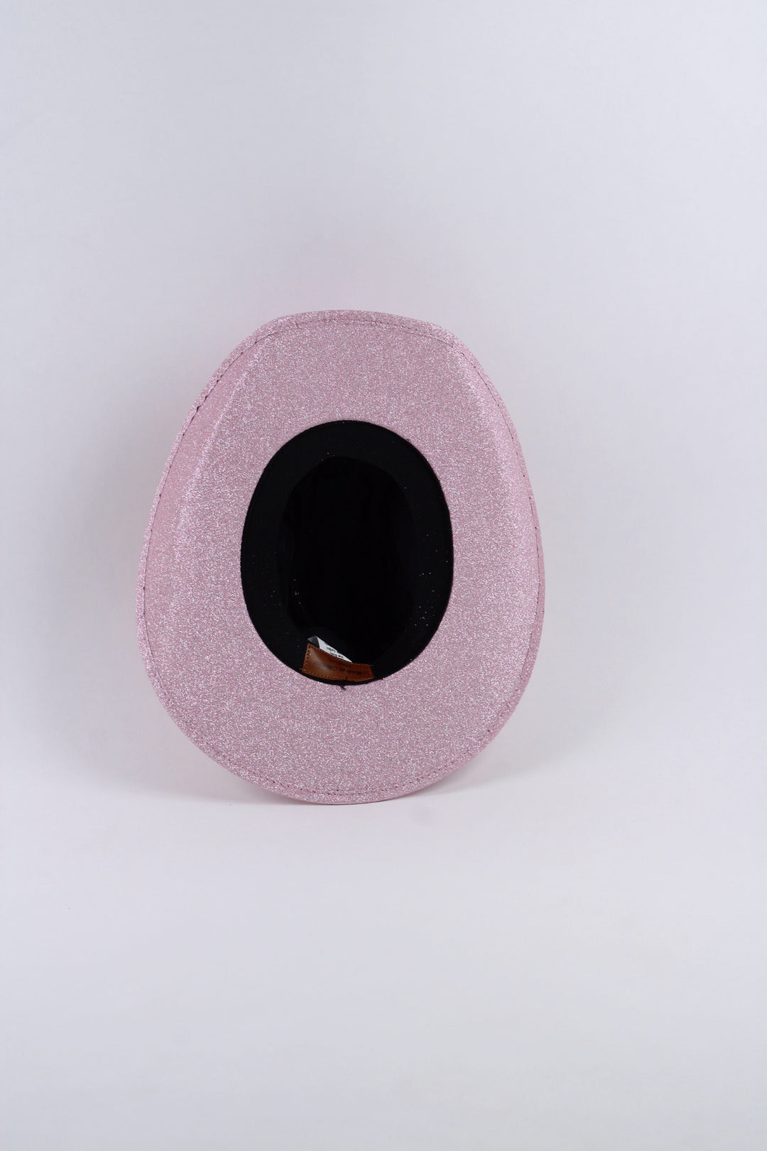 Imperfect Western Cowboy Glitter Hat- Light Pink