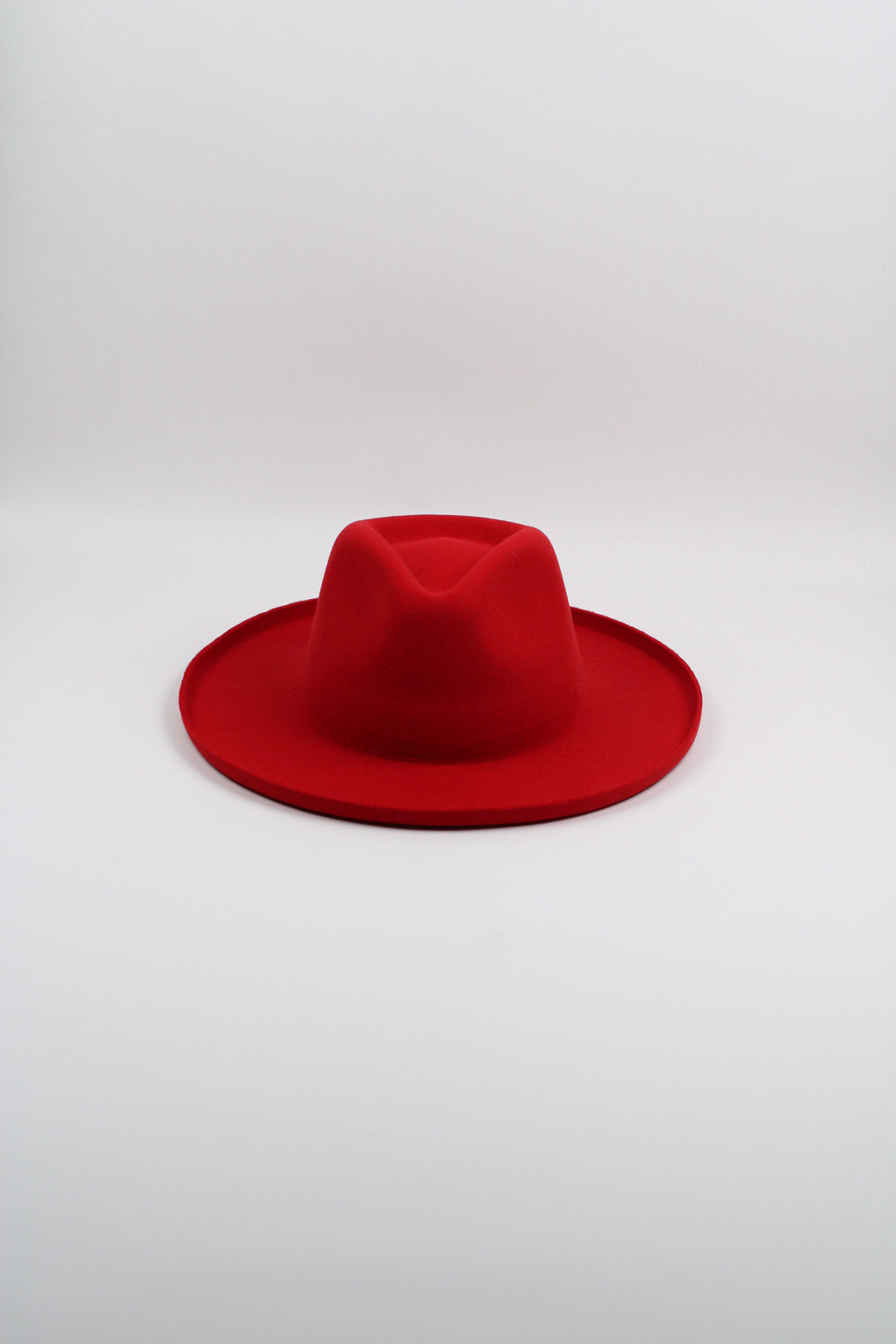 Risen West - Tucson Pencil Brim Rancher - Wool Felt - Red