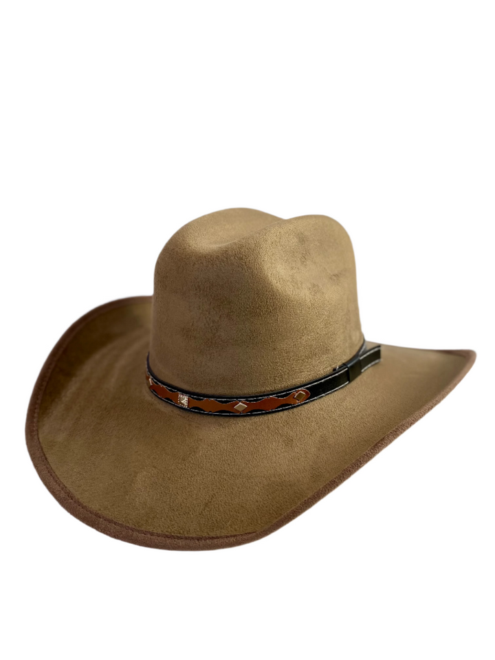 Austin Vegan Suede Cowboy Hat- Dusty Roads