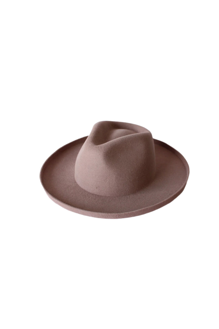 The Tucson Pencil Brim Rancher - Wool Felt - Fawn