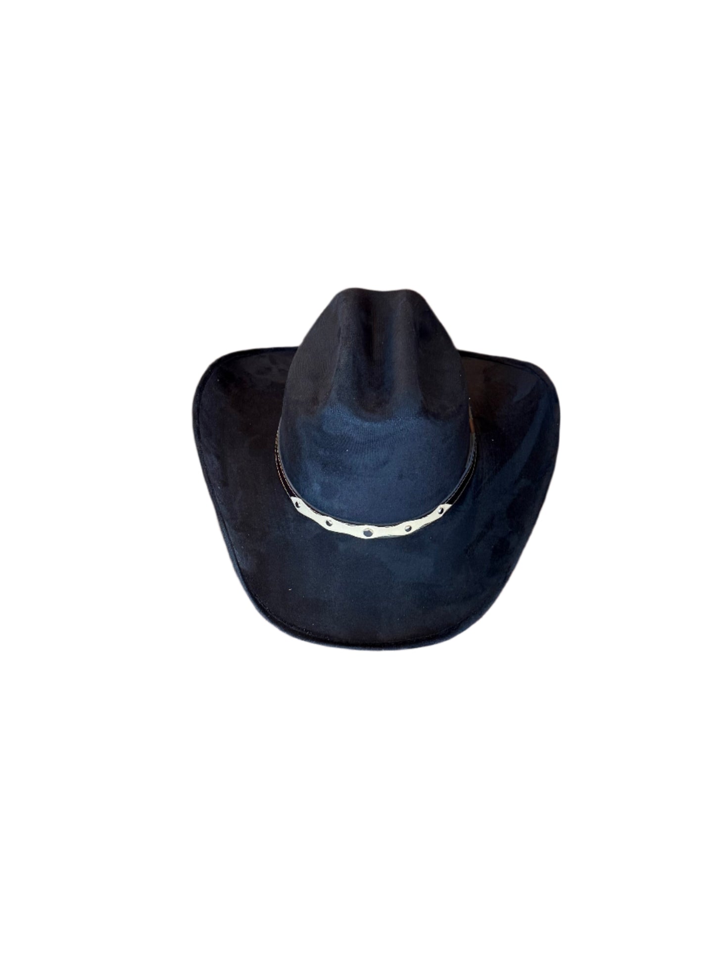 Texana Vegan Suede Cowboy Hat- Black