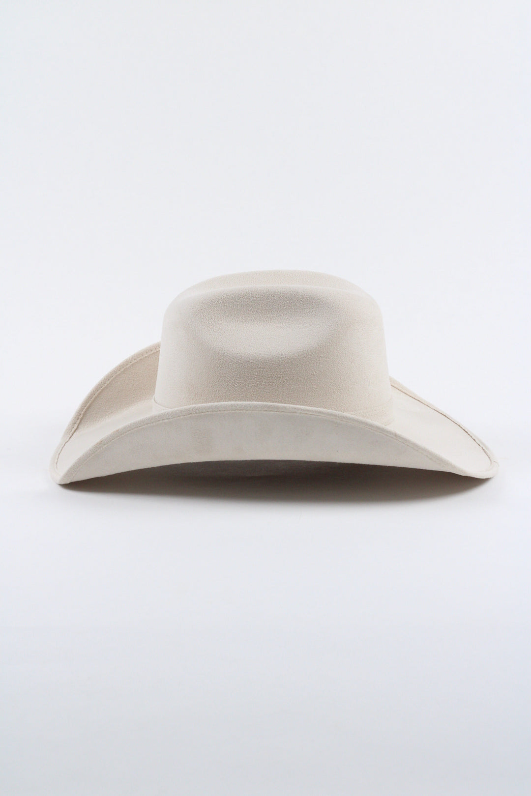 Austin Vegan Suede Cowboy Hat Classic - Ivory
