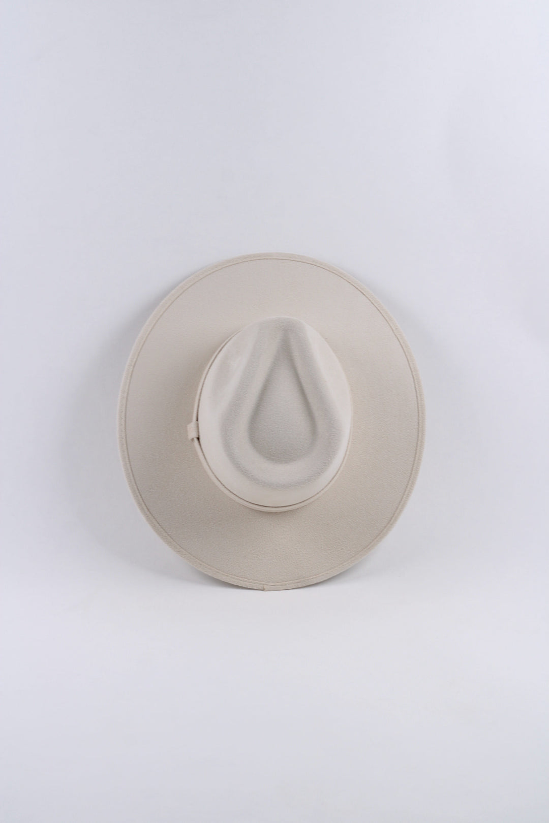 Vegan Suede Rancher Hat - Ivory