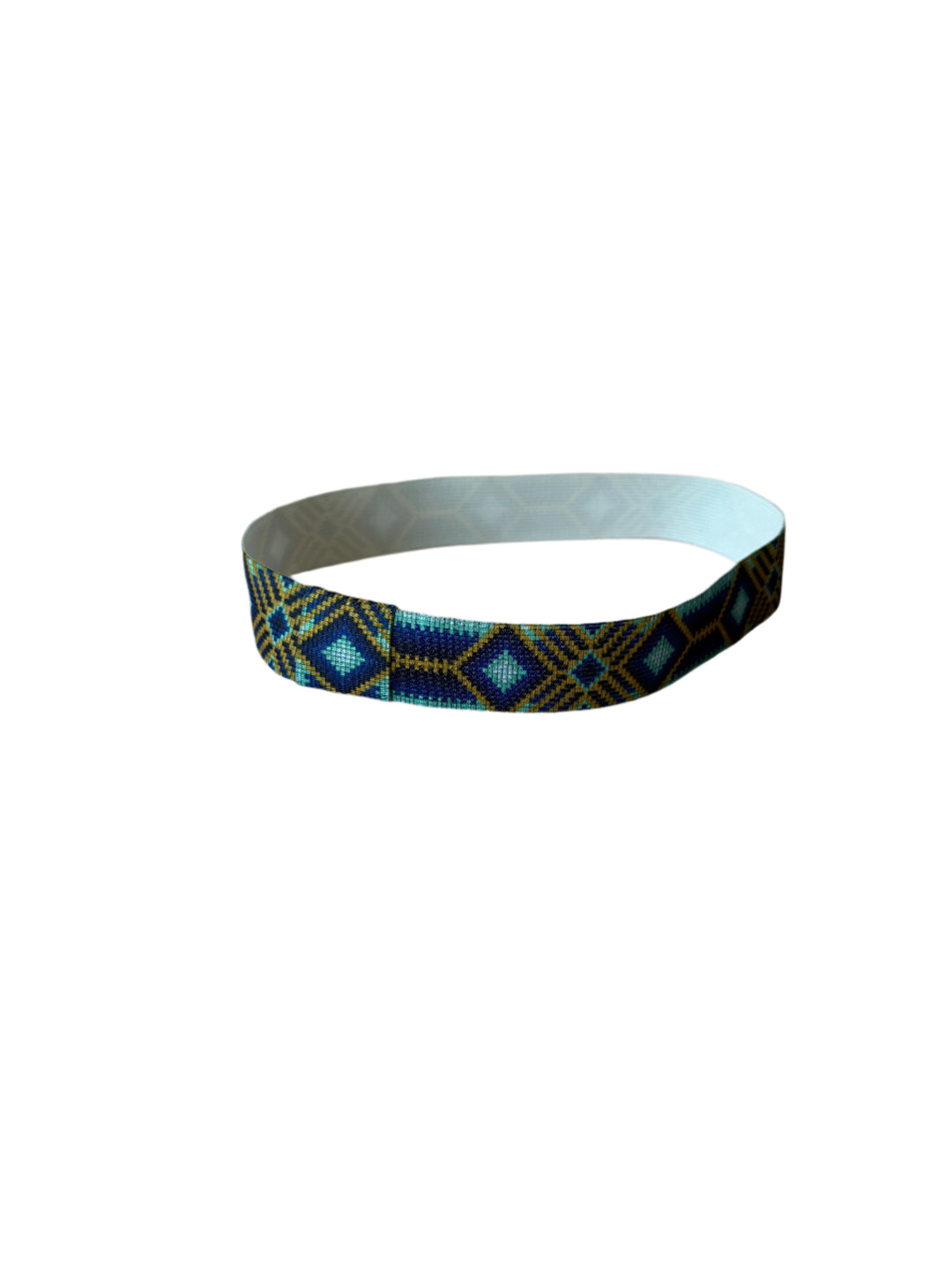 Boho Stretch Hat Band - Blue Coyote