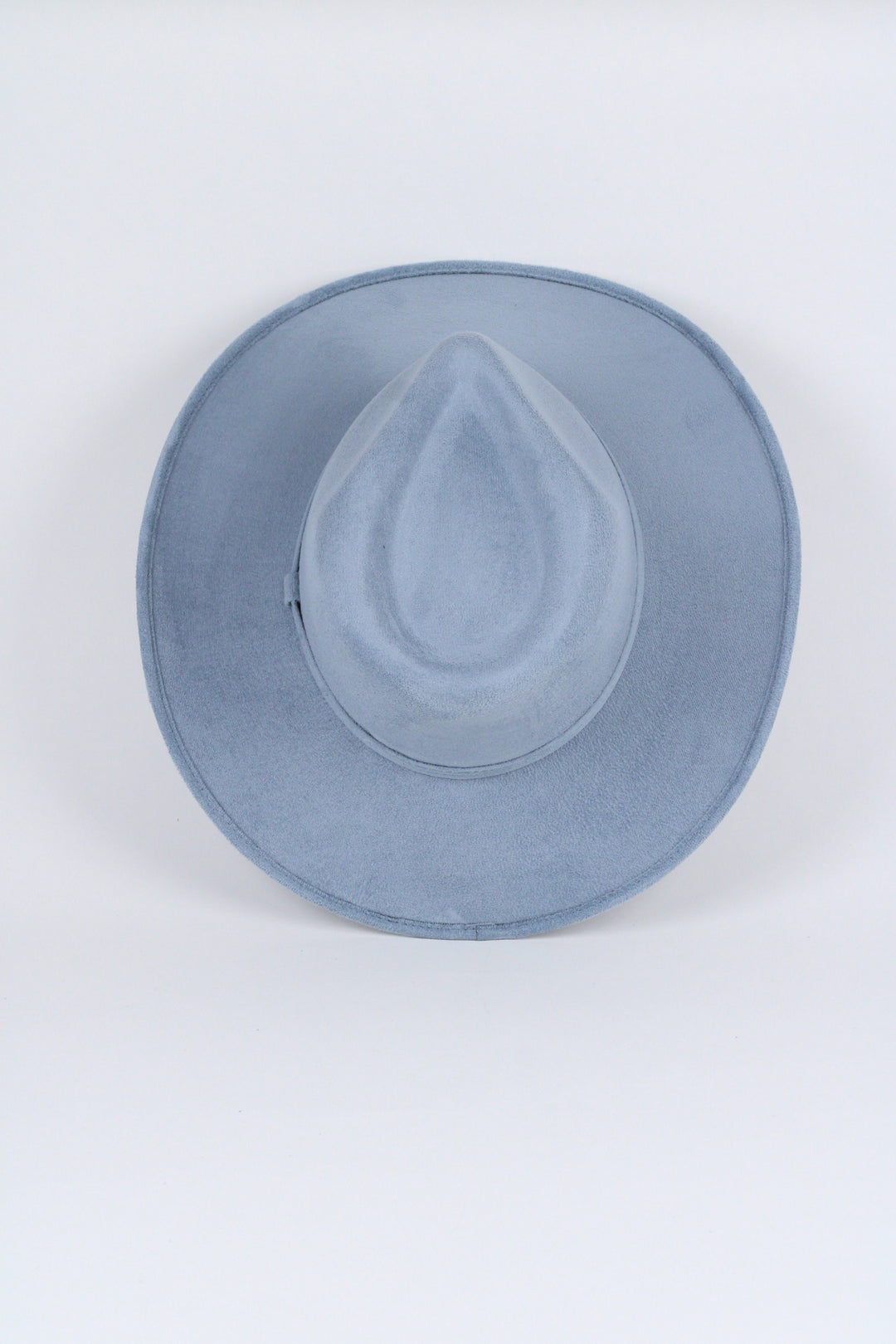 Amarillo Vegan Suede Cowboy Rancher Hat- Steel Blue