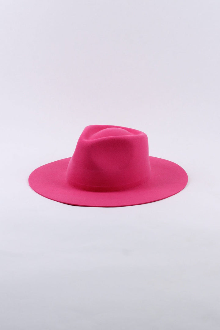 The Paige Rancher - Wool Felt - Pink (Clearance Final Sale)