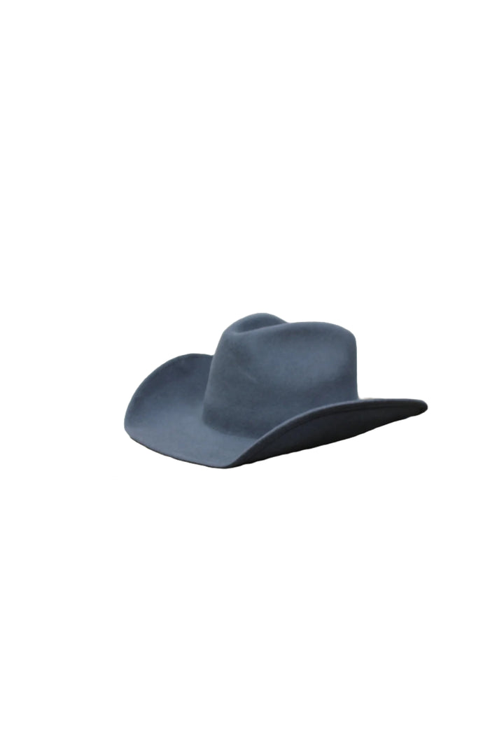 The Laredo Western Wool Felt Hat - Stone Blue